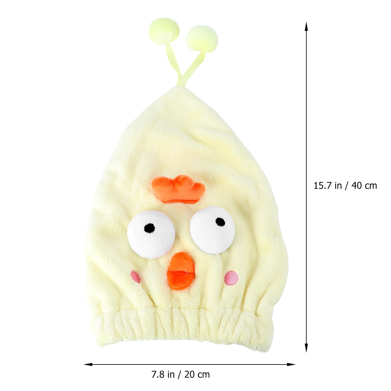 1 قطعة يلتف الشعر الجاف تصميم كرتوني جميل تجفيف رئيس منشفة قبعة ماصة سريعة للشعر الرطب مثالية السفر الصالة الرياضية المنزل فندق ساونا #4