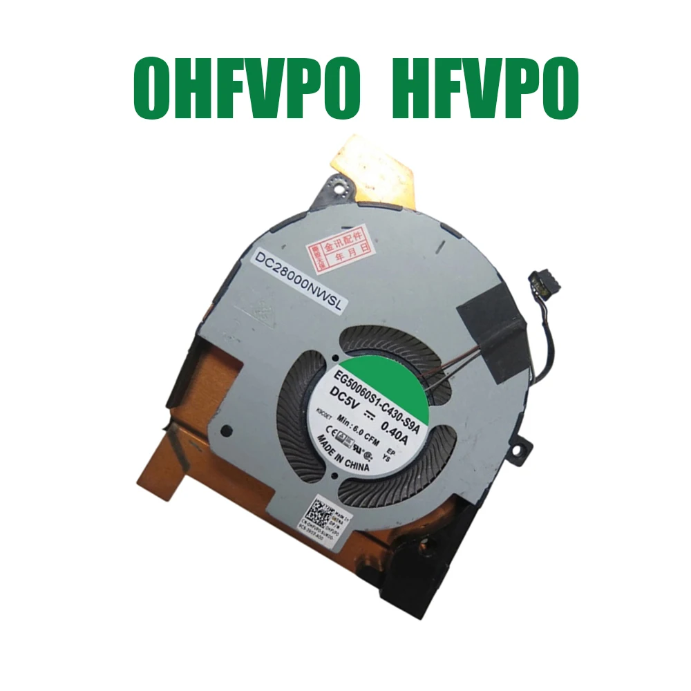 

For DELL For Latitude 5501 For Precision 3541 0HFVP0 HFVP0 EG50060S1-C430-S9A DC28000NWSL DFS20004053J0T FLJG 0.40A DIS CPU Fan
