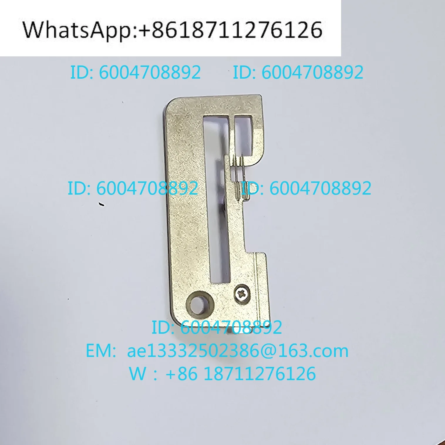 Brother M343DCopper Edge Locking Machine Needle Plate Press Plate Feeding Plate with Needle Guard XB3594001