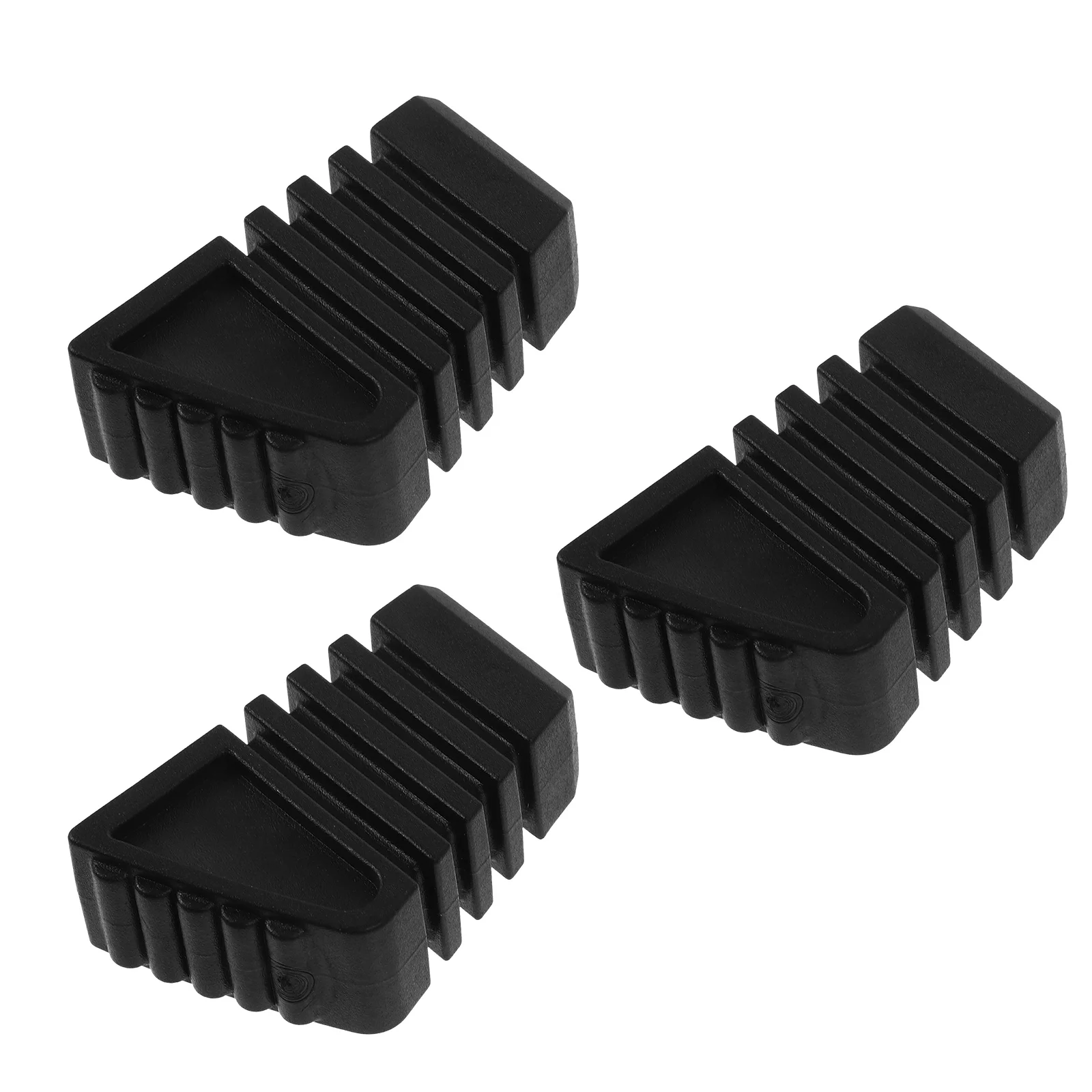 3 قطعة مجموعة طبلة منصات حامل المضادة للانزلاق تصميم المطاط دائم سهلة التركيب لرفوف متعددة طبل قواعد مطاطية رف قدم