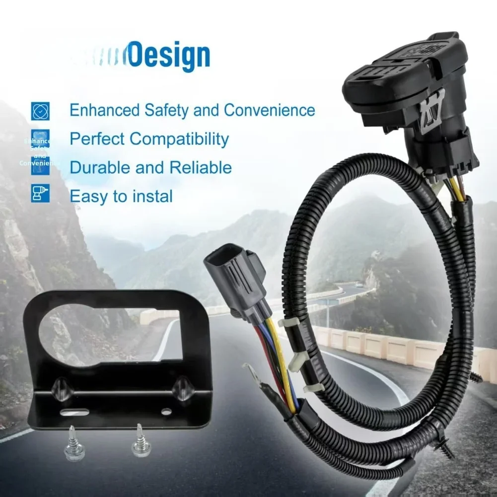 2026 New Direct Fit Trailer Tow Harness CK4T-13B576-KE For Ford Transit= Van Rear Bumper Wiring Connector Easy Installation