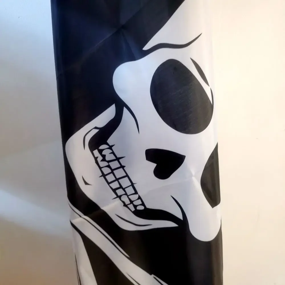 Skull Flag 3x5 Ft Funny American Pirate Jolly Roger And Crossbones Boat Flag Outdoor College Dorm Wall Farm Decor Banner