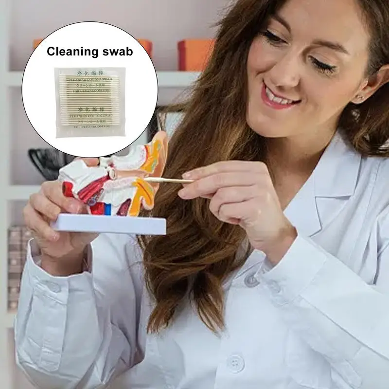 Electronics Cotton Swab Cleaning Electronics Precision Double Ended Cotton Swabs For Cleaning Multi Functional Swabs For Makeup