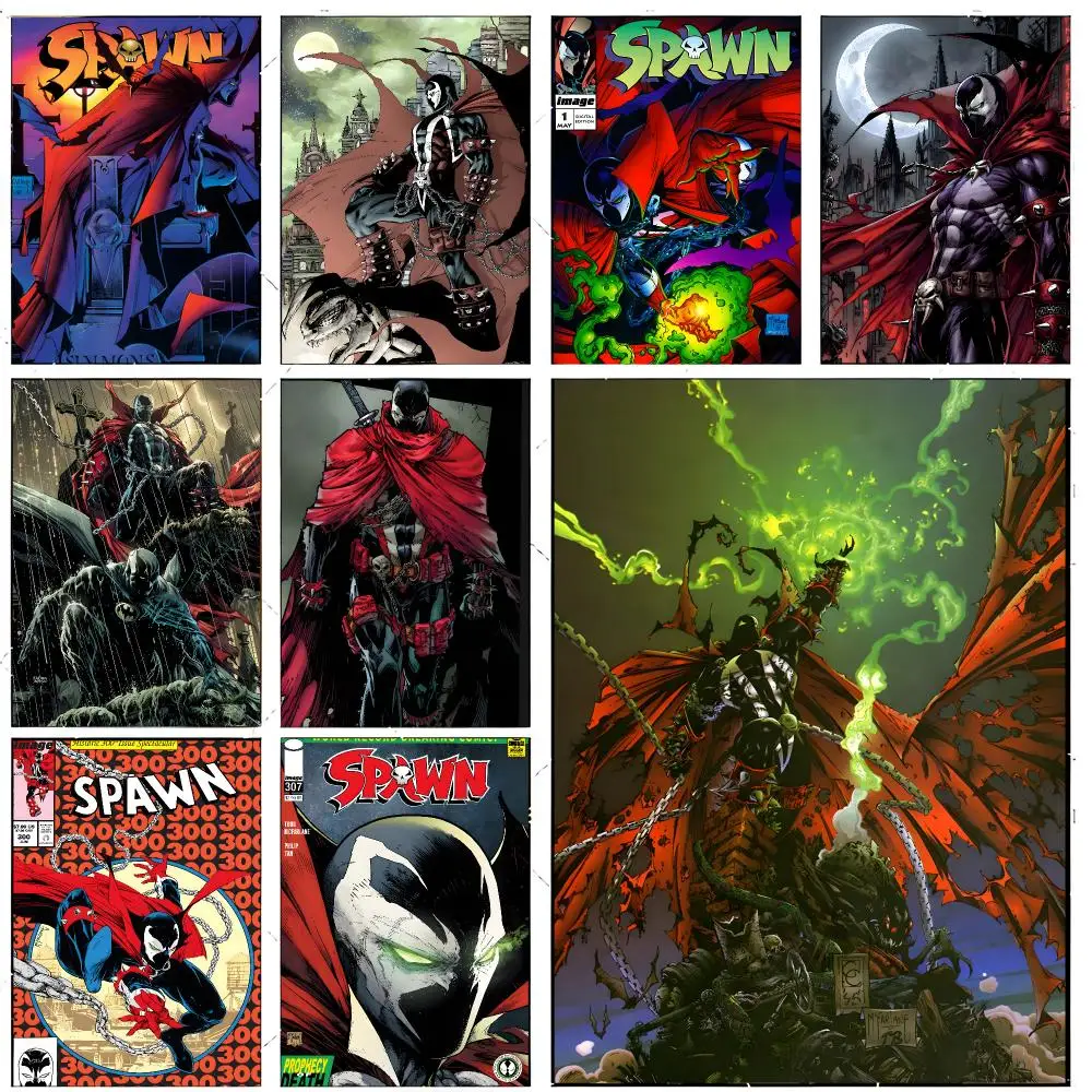 Comic Superhero S-Spawn Poster Premium Decor Art & Gift for Household Lounge Home Ornaments