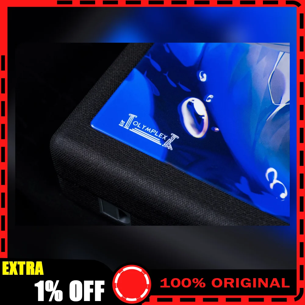 Olymplex Hadal Poseidon Tempered Glass Mouse Pad 490x420mm Large Gaming Desk Mouse Mat for FPS Esports PC Gamer Accessory Gift