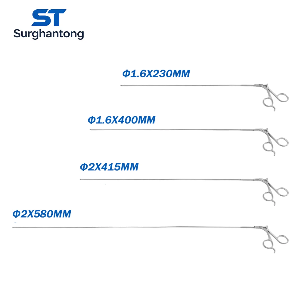 Medical Surgical Φ1.3mm Φ1.6mm Φ2mm 230 415 580mm Flexible Endoscope Forceps Scissors Veterinary Urology Cystoscope Ureteroscope