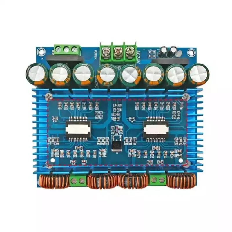 

XH-M252 tda8954-я Плата усилителя 420Wx 2 Плата усилителя мощности цифровой аудио стерео класса D двухканальный модуль усилителя