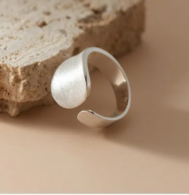 Offene Ringe aus 925er-Sterlingsilber mit originaler alter Methode für Damen, Hochzeit, luxuriöser Qualitätsschmuck, Accessoires Argent 925 – Detail 6