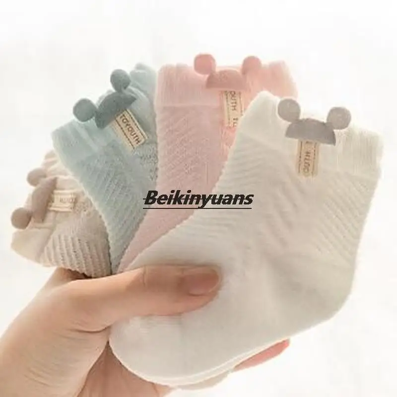 baby socks mesh in pure cotton in spring and autumn for children, spring and summer newborn sock for children socks