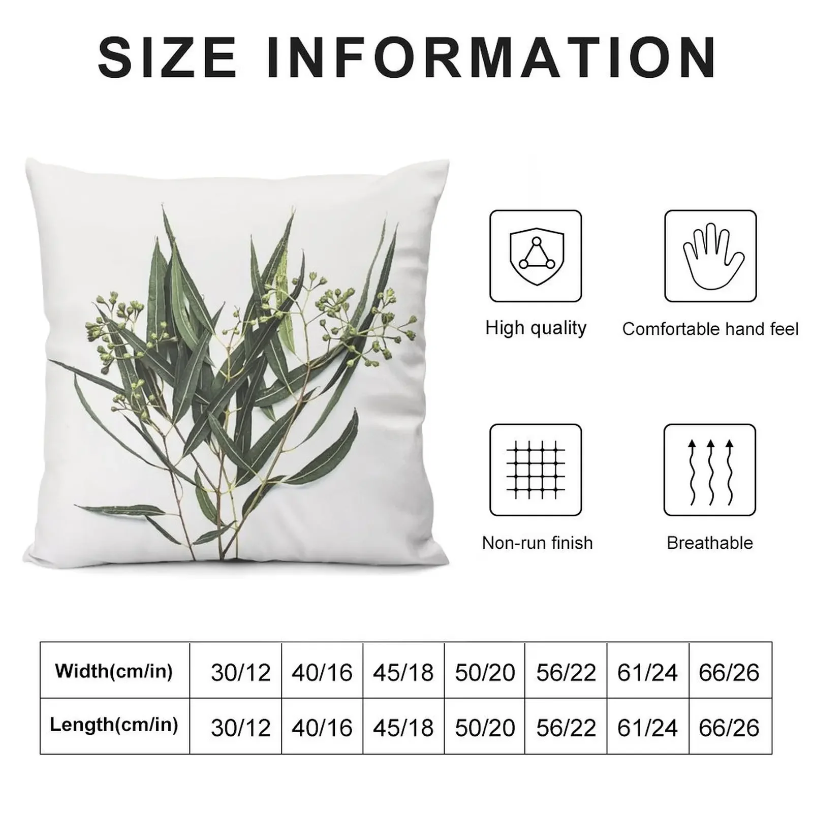 Eucalypt leaves, Western Australia Throw Pillow Cushion Cover Set luxury throw pillow covers pillow