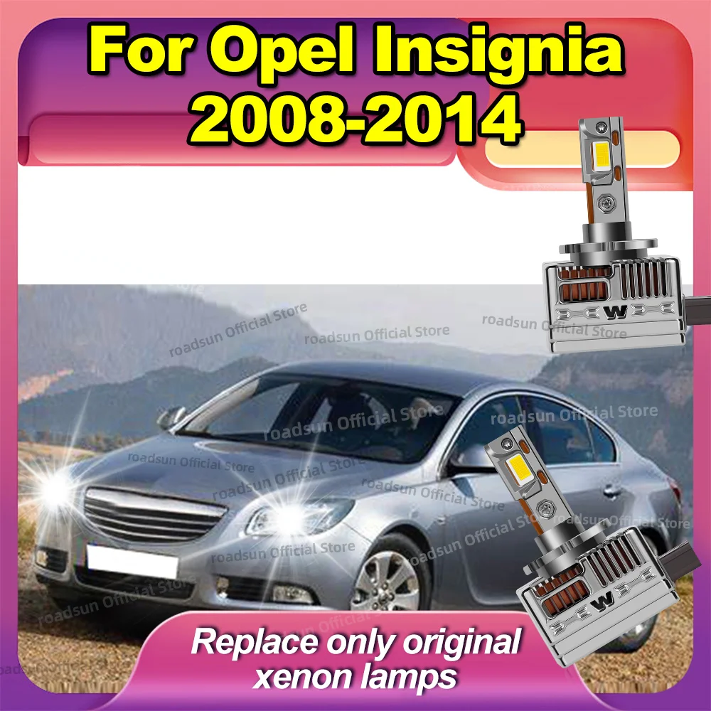 

LED Headlights Canbus 1:1 HID Upgrade Xenon Auto Lamp For Opel Insignia 2008 2009 2010 2011 2012 2013 2014