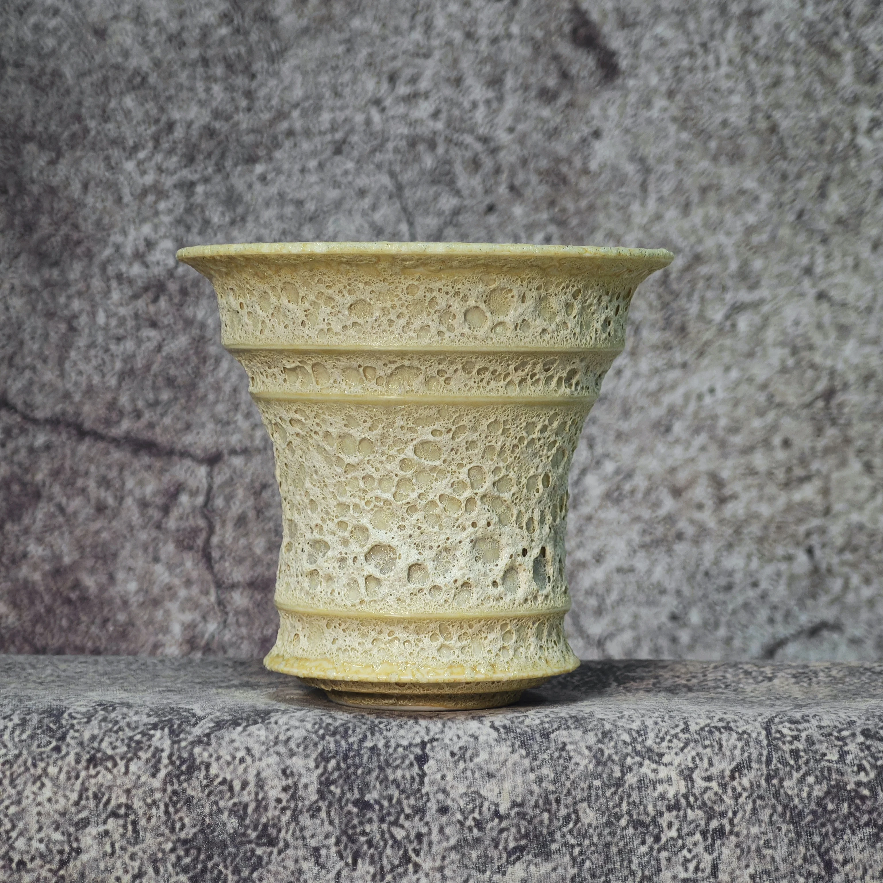 Small Milky White Bubble Texture Ceramic Flower Pot Home Decor Gift Succulent Planter for Bonsai Agave Cactus Tropical Plants
