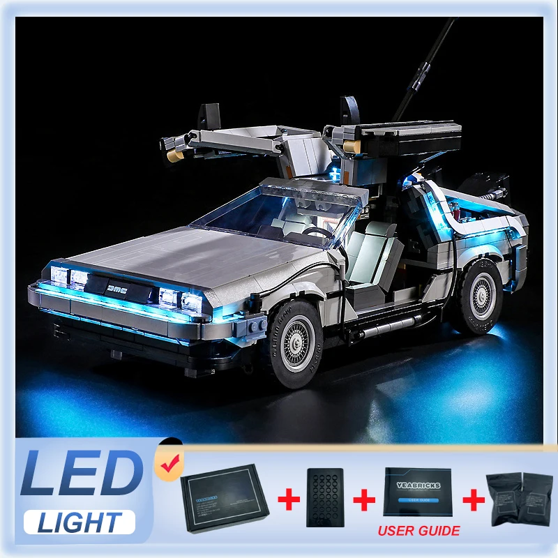 

DIY LED Light Kit For LEGO 10300 Back to the Future Time Machine (Only LED Light,Without Blocks Model)