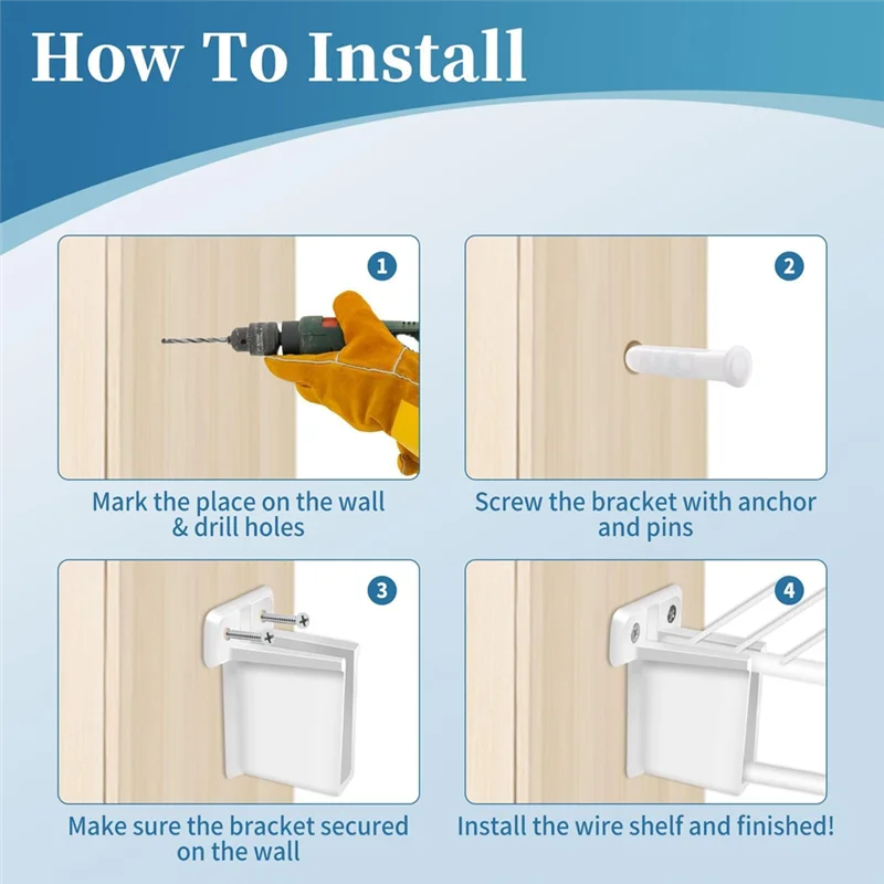 6 حزمة سلك الجرف نهاية بين قوسين رفوف خزانة بين قوسين البلاستيك جدار جبل الرف بين قوسين مع مسامير لخزانة الرفوف