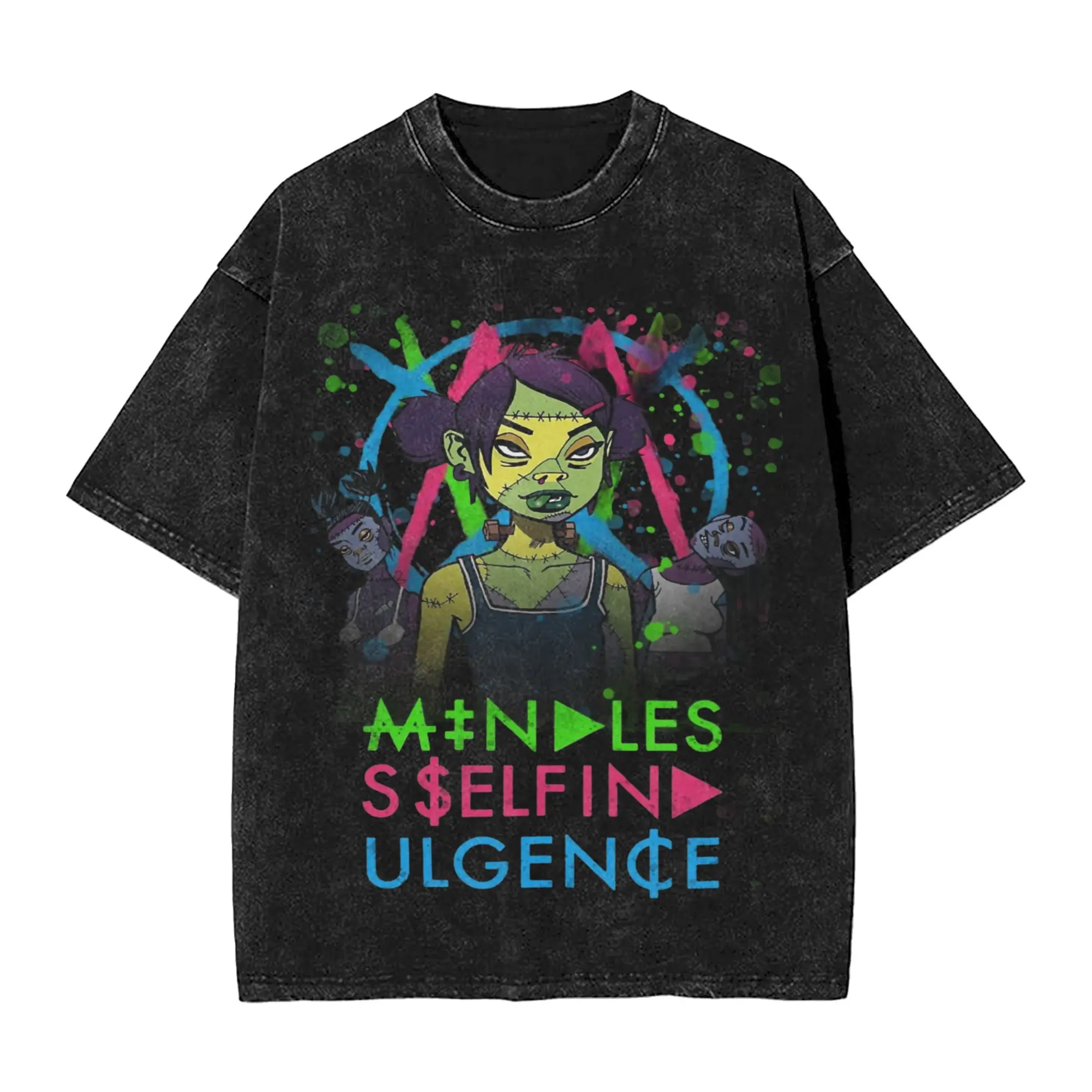 

Mindless Self Indulgence T-Shirt for Men Funny Pure Cotton Tees Round Collar Short Sleeve T Shirt New Arrival Clothing