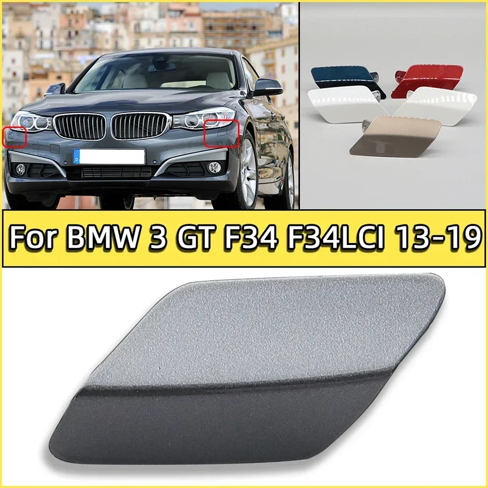 For BMW3 GT Gran Turismo F34 F34LCI Ordinary Edition Headlight Washer Nozzle Garnish Cover Shell Cap Shell 2013-2019#51117371847