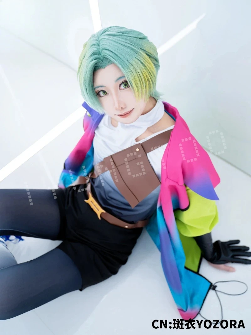 GNOSIA Yuri Cosplay Costume Men women new fashionable jackets vests shorts socks props Halloween carnival Yuri uniforms HCos view 6