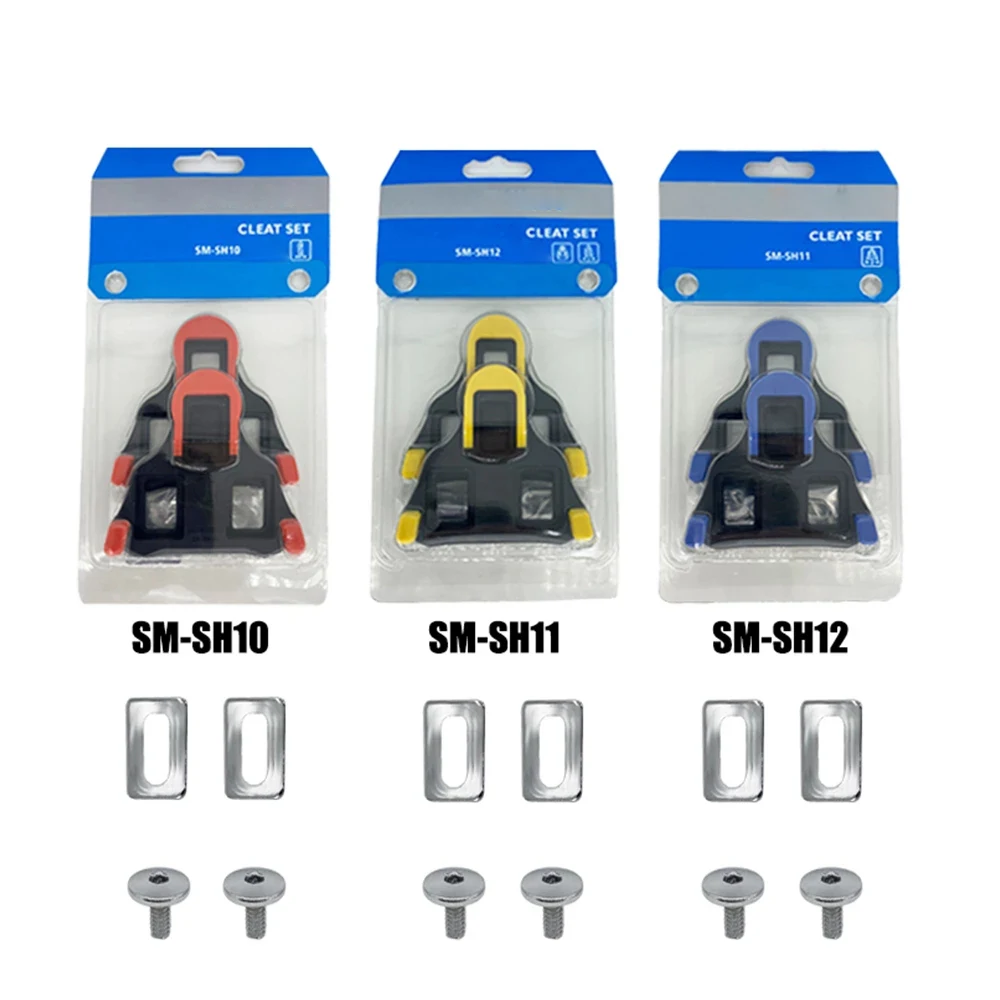 Wellgo Bicycle Pedals Cleats Accessories RC7 SH10 SH11 SH12 SPD Cleats Locking Plate Splint Compatible With Lookkeo Bike Pedals