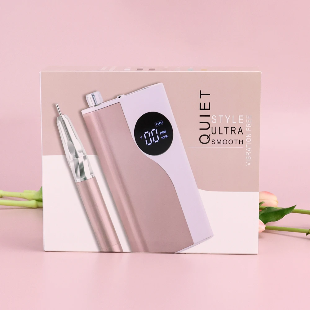 Nowa, wysokiej jakości, bezszczotkowa, przenośna maszynka do usuwania lakieru o mocy 85 W z 2026 roku jest odpowiednia dla salonów paznokci i frezarek do paznokci.