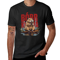 New Bóbr, Beaver, Boberek Graphic Print Men T-Shirt Oversize T shirts Anime Clothes tees summer Casual Men Workout Shirt