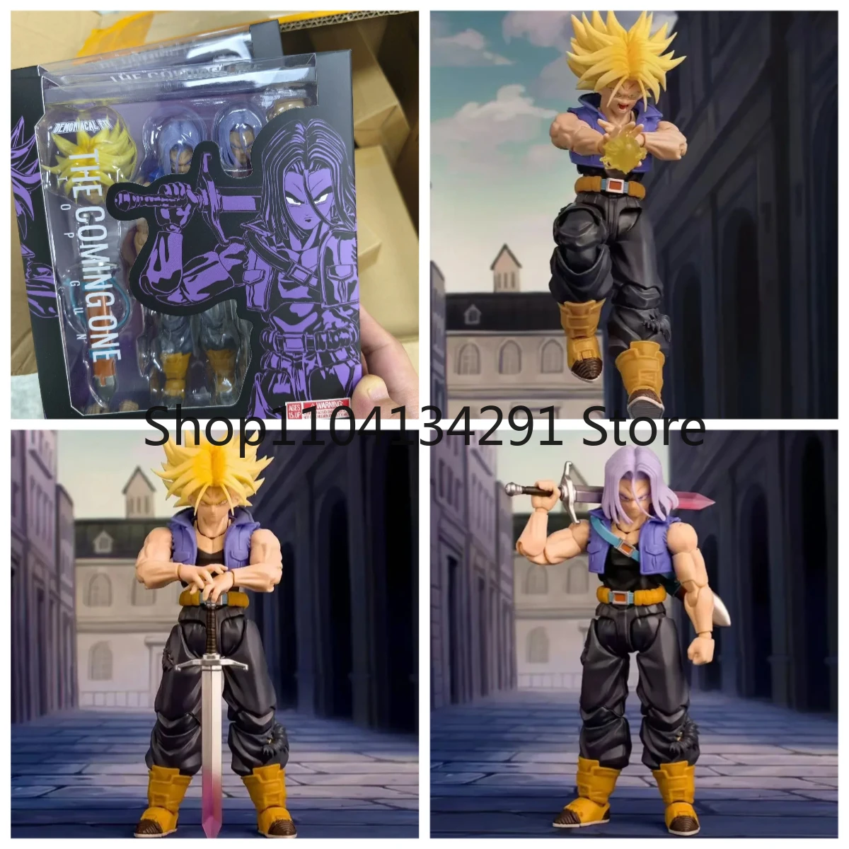 

Original Dragon Ball Z Demonized Trunks: The Boy From The Future, Child of Tomorrow Action Figure Trunks Model Collectible