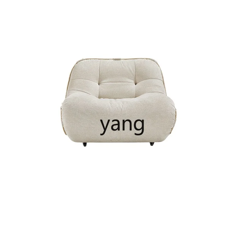 Yjq Fabric Single Sofa Cream Style Movable Module Sofa All-Match Lazy Leisure Chair