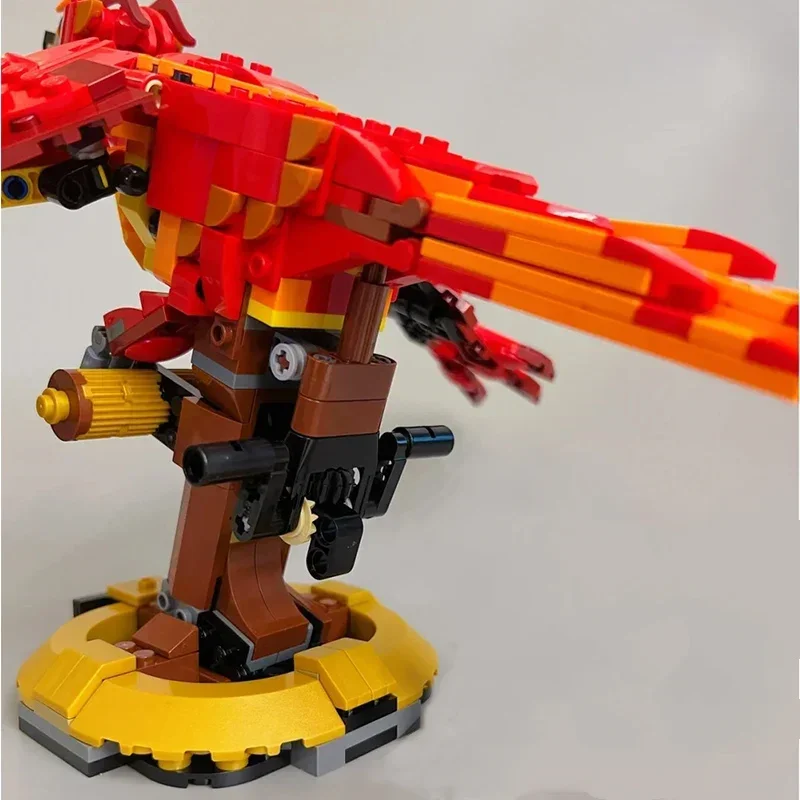 أفكار LEGP 597 قطعة الفيلم السحري المتوافق مع لعبة فينيكس اللبنات نموذج مجموعات Fawkes ألعاب أطفال للبالغين هدايا عيد الميلاد