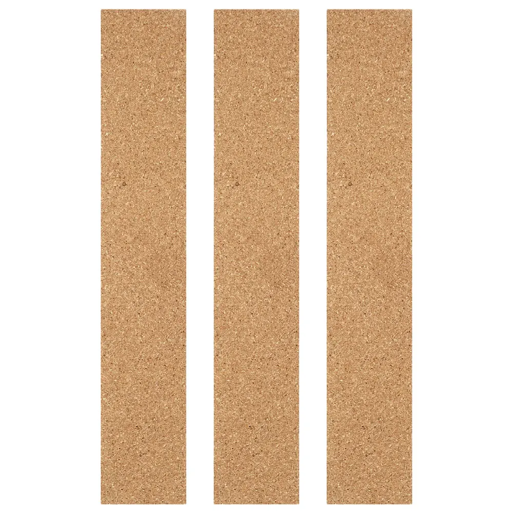 

3pcs Bulletin Self-Adhesive Message Wall Tiles Thick Bulletin Board For Office Home Memo Photo Natural Frameless Cork Long Memo