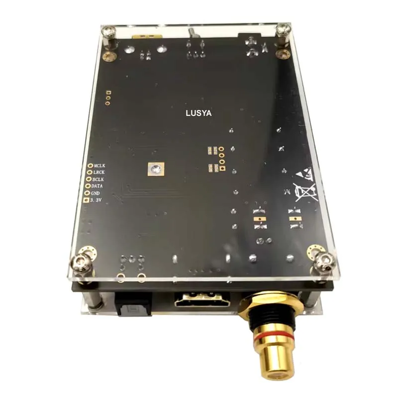 Lusya Amanero Italian USB Interface Card Cpld DSD512 384k Dop128 AS318B 0.1 ppm Coaxial Output I2S Signal Processing Spdif