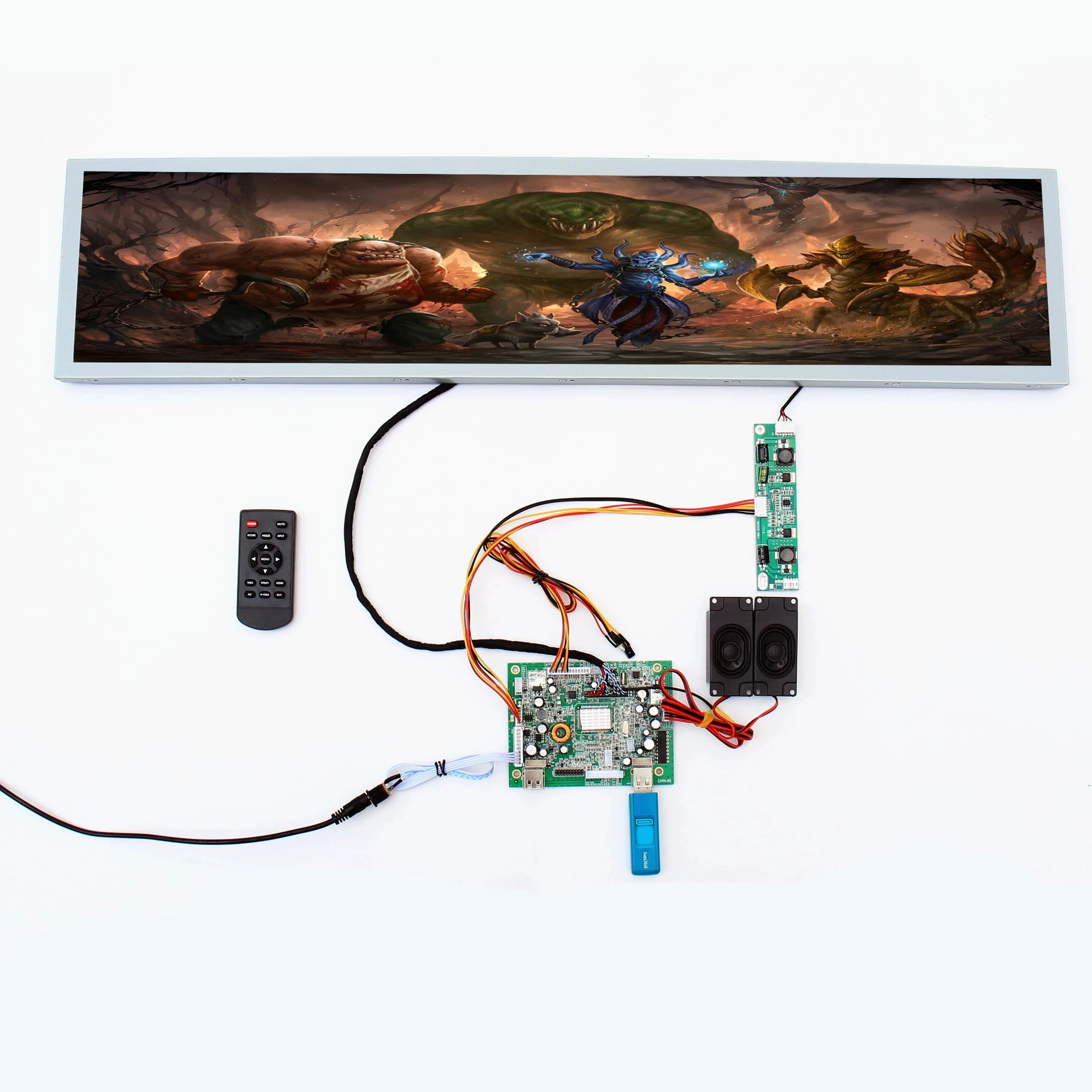 

High Brightness DV280FBM-NB1 28inch Ips Automotive Tft Lcd Bar Display Screen Panel Module