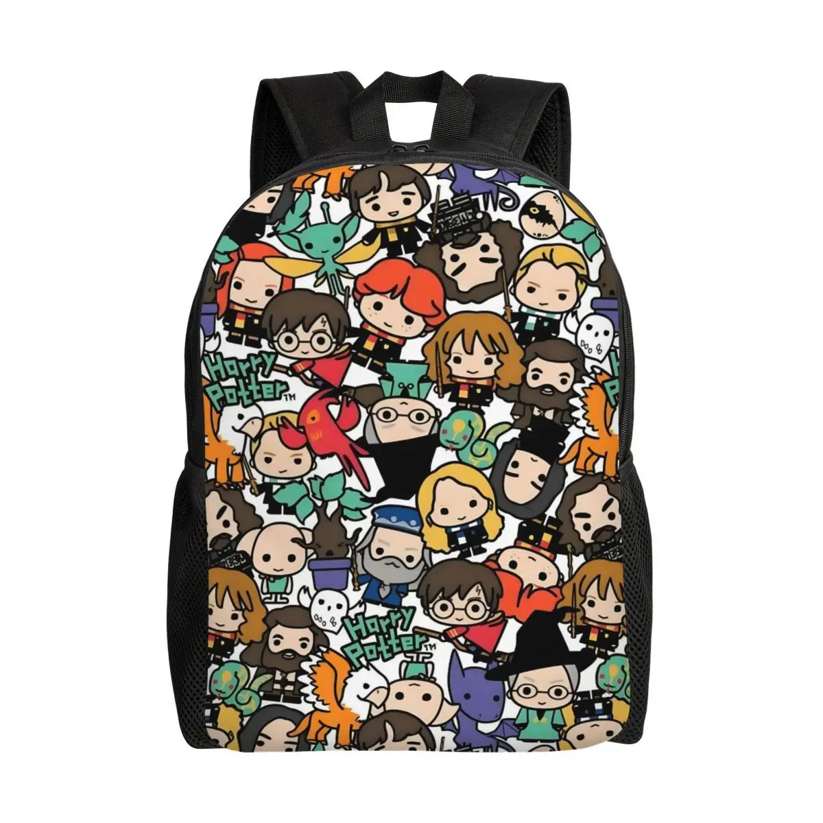 Mochilas personalizadas con impresión 3D de H-Harrys P-Potters Wizarding World, bolsas de viaje para escuela de cómic y universidad, mochila para ordenador portátil de 15 pulgadas