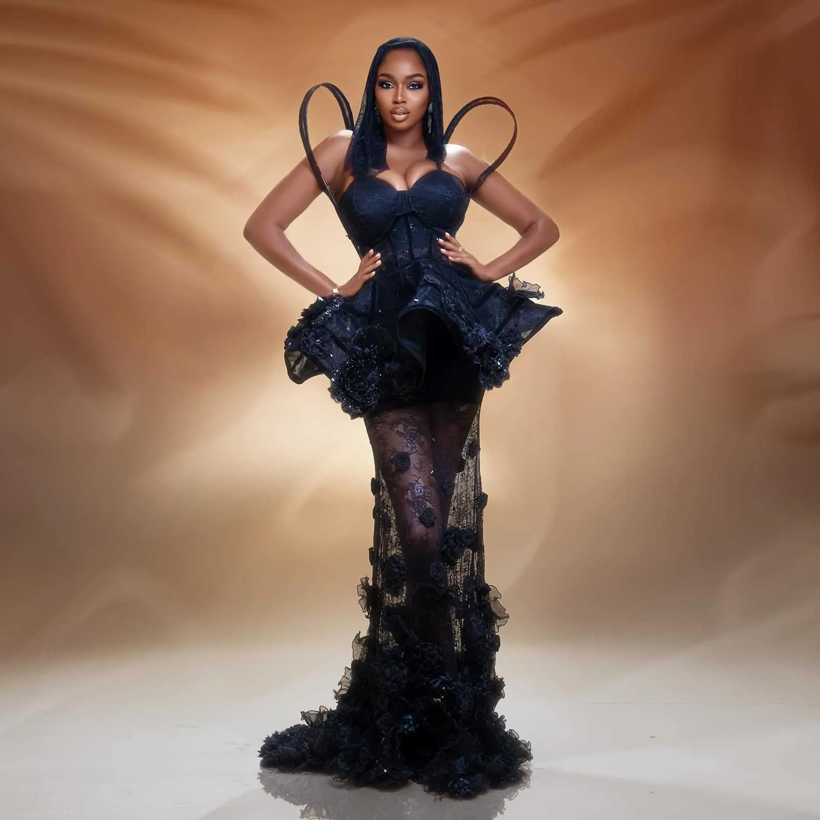 Dramatic Black Blos… - image