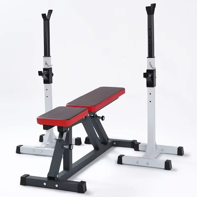 Adjustable Dumbbell Barbell Squat Rack Weightlifting Strength Training Bench Gym Equipment for Home Fitness Workout