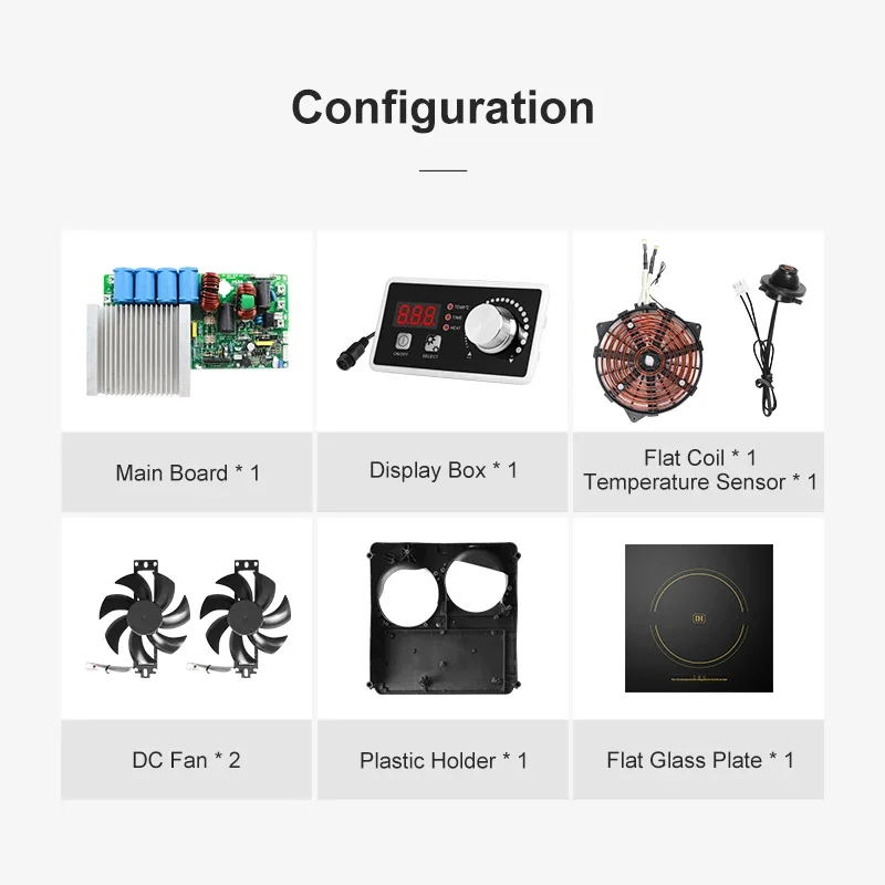 5000W induction cooker set Commercial induction cooker spare parts