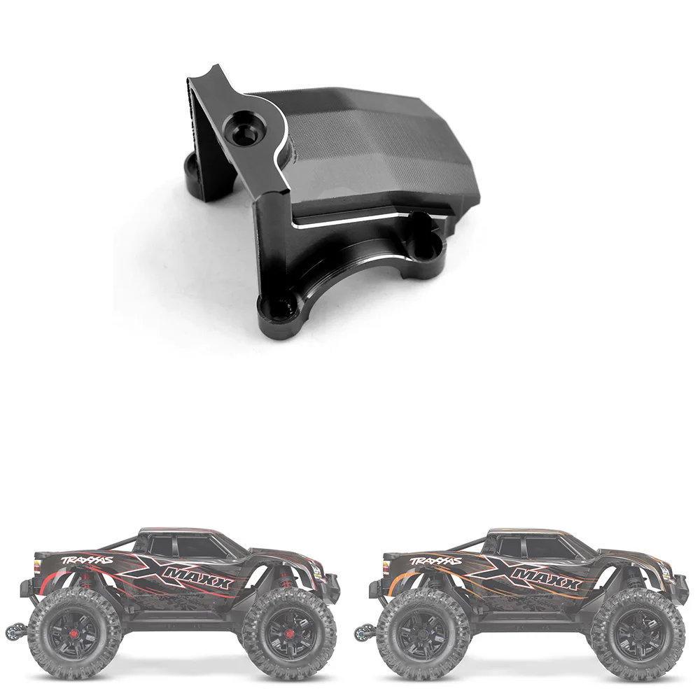 Coperchio del cambio del coperchio differenziale anteriore/posteriore in metallo per 1/5 Traxxas X-Maxx Xmaxx 6S 8S RC Monster Truck parti di aggiornamento, 2