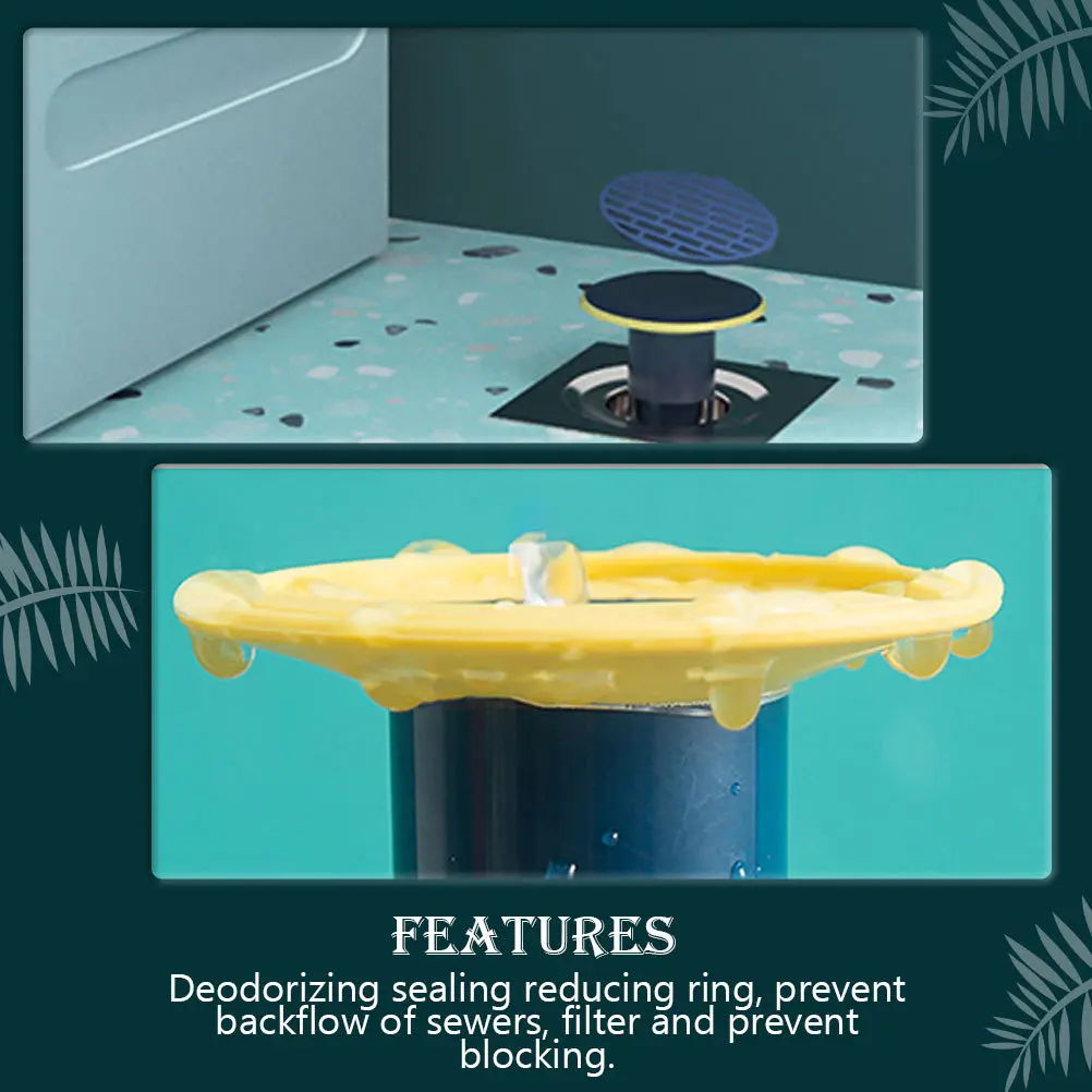 2 Stuks Anti-Geur Aftapplug Abs U-vormige Water Afdichting Antislip Slijtvaste Vloer Accessoire Huishoudelijke douche Wc