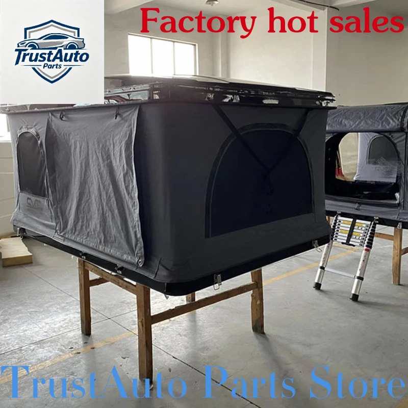 

Hot TreasuresHot Selling New Type Side Opening Hardshell Roof Top Tent High QualityTrustAuto Parts Store