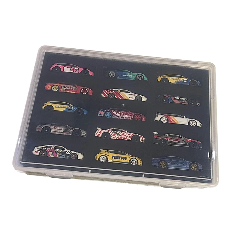 Boîte de rangement pour éolienne, modèle de voiture en alliage mini1: 64 jouets pour enfants, présentoir transparent Domeca