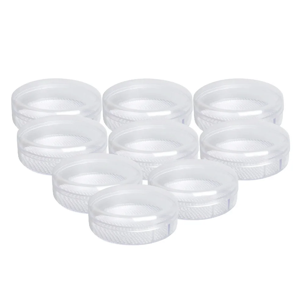 

10Pcs Empty Powder Puff Holder Cases Portable Makeup Puff Container Leakproof Storage Box for Travel and Daily Use