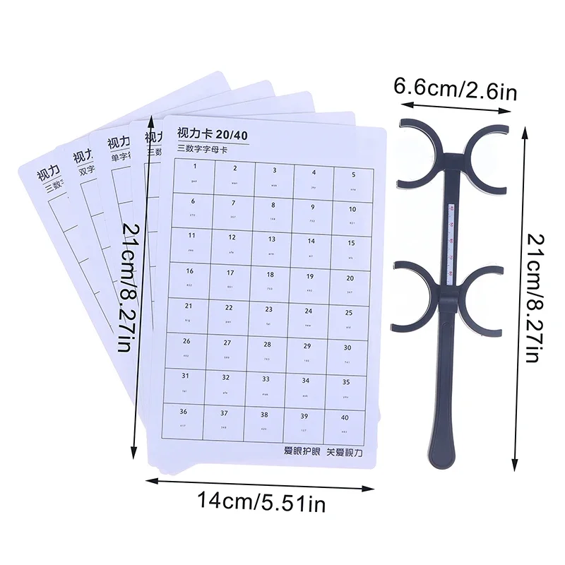 Оптический флиппер, пластиковый флиппер, пробная линза, карта зрения, оптометрический инструмент, флип для ближнего зрения, амблиопия