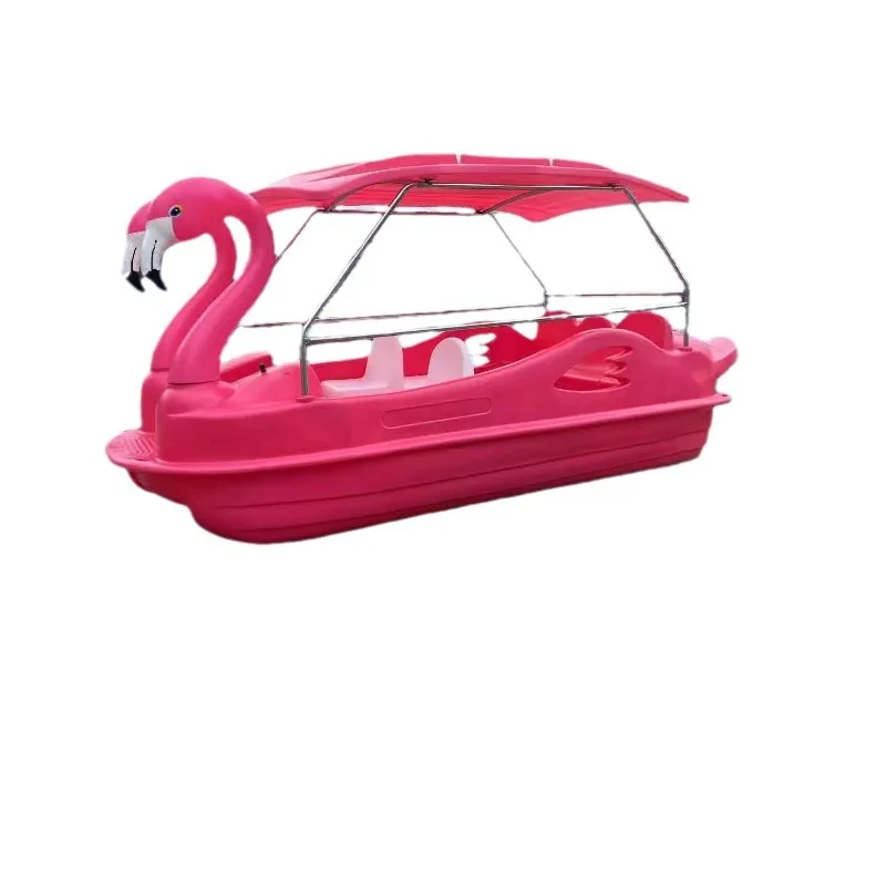 Functional 6 - Person Cartoon Flamingo Electric Boat – Designed for Scenic Leisure and Entertainment in Water Parks