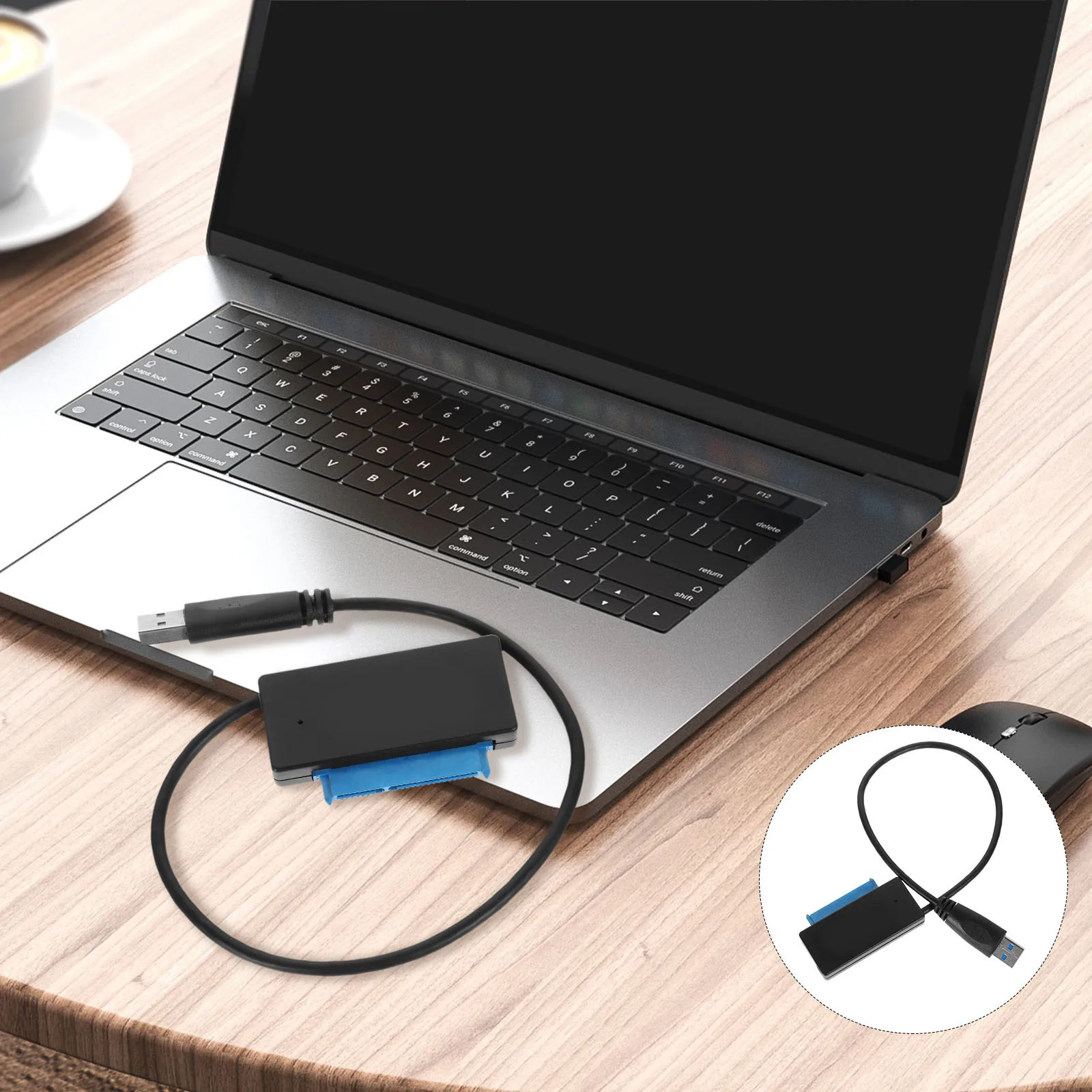 

USB to Adapter Cable for 2.5inch 3.5inch SSD Fast Transfer up to 144MB S USB3 0 Plug Play Portable Hard Disk