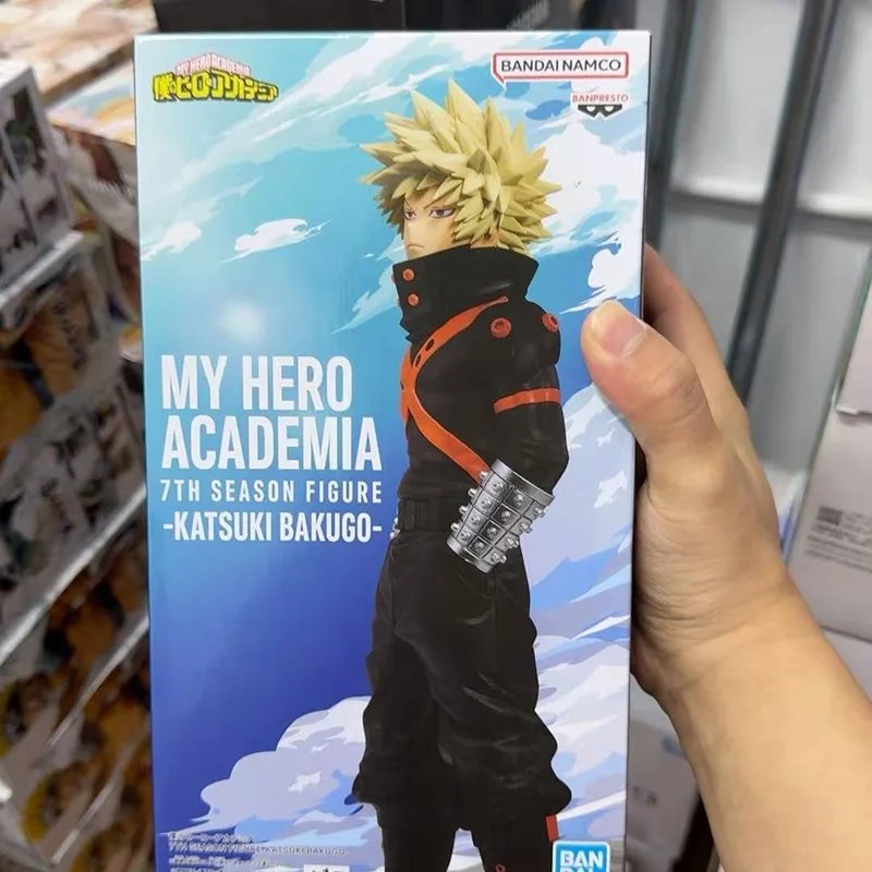In Stock My Hero Academia Bakugou Katsuki Bandai Banpresto Age of Heroes Original Action Figure Figurine Ornaments