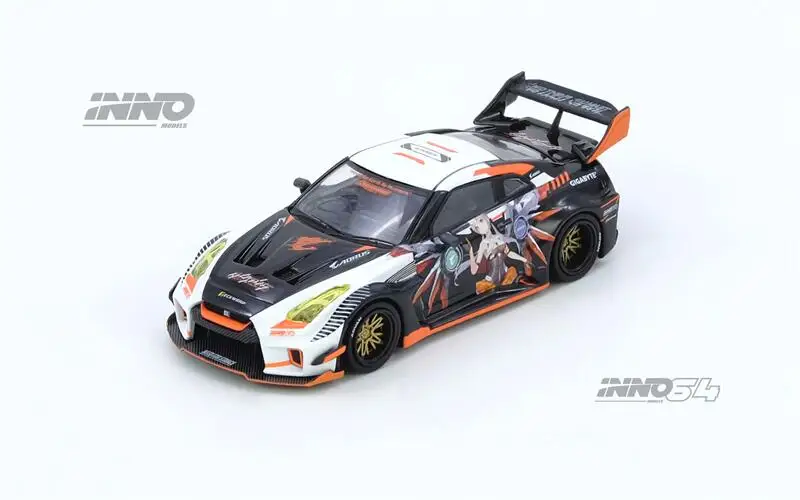 

(Предзаказ) INNO 1:64 GTR R35 WIDEBODY AORUS X INNO64 Limited Edition Литая под давлением модель коллекционной машины