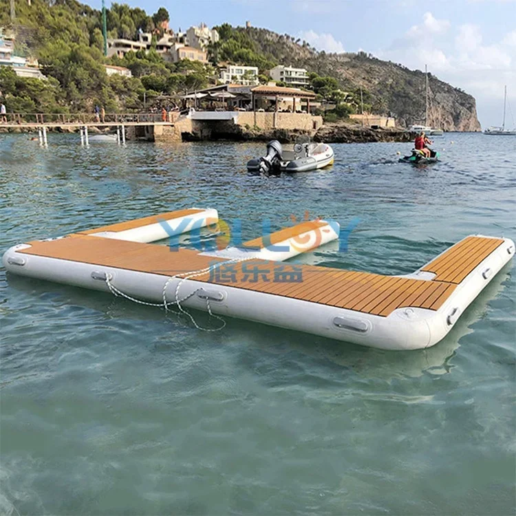 

Factory Multi-Function SUP Inflatable Dock New Design Water Mat Air Ship & Amusement Facilities For Water Sports And Leisure