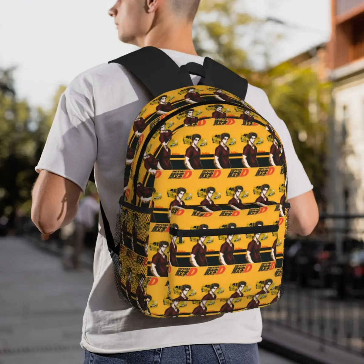 Mochila para estudiantes con inicial D, mochila escolar para senderismo, mochila de viaje para niños y niñas, mochila de moda, bolsos de hombro