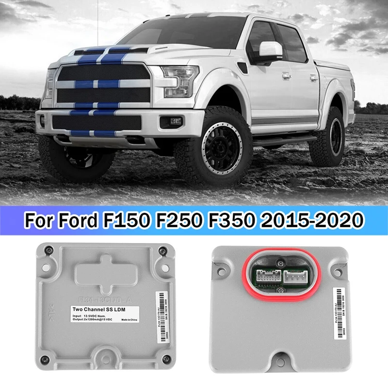 LED Headlight Ballast Control Module Unit For Ford F150 F250 F350 2015-2020 FL34-13C170-A,FL3Z-13C170-AJ,FL3Z-13C170-A