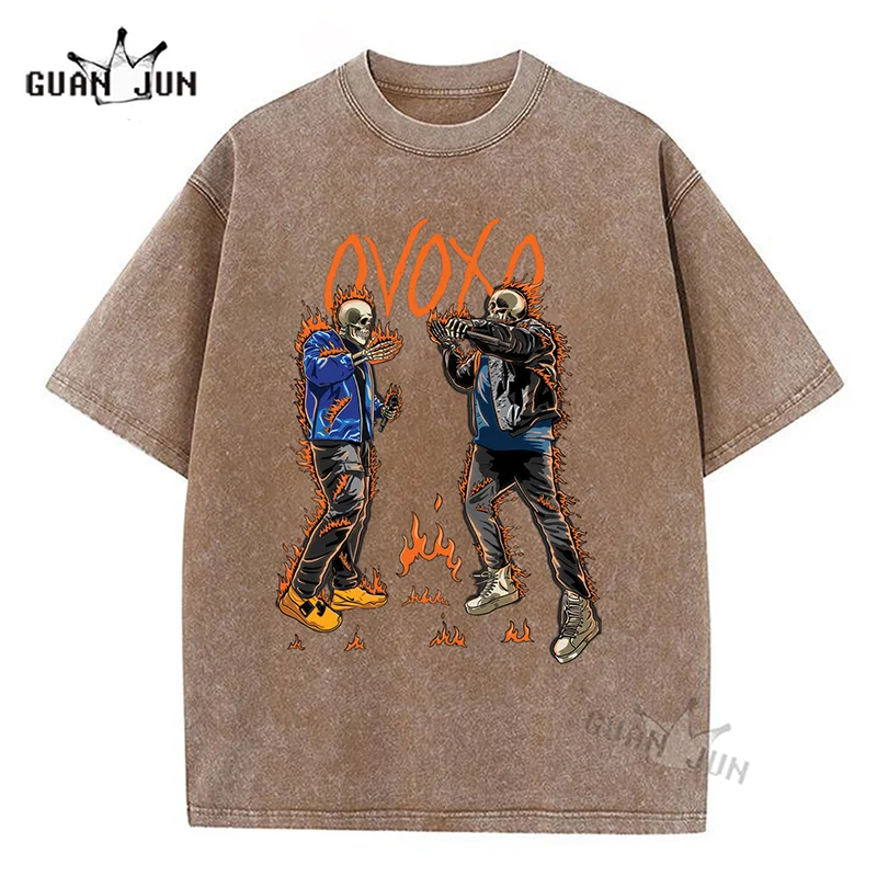 

Rapper Graphic T-shirt 90s Vintage Hip Hop Washed T Shirt Men Women Streetwear Casual Oversized TShirts Unisex Short Sleeve Tees