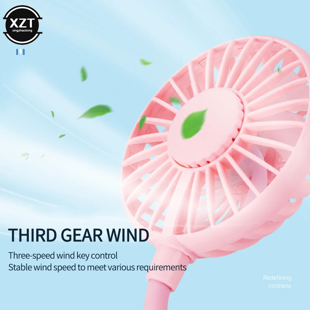 Portable Bendable Fan Car Seat Clip Fan Usb Charging Silent Desktop Fan Summer Air Cooler Car Fan