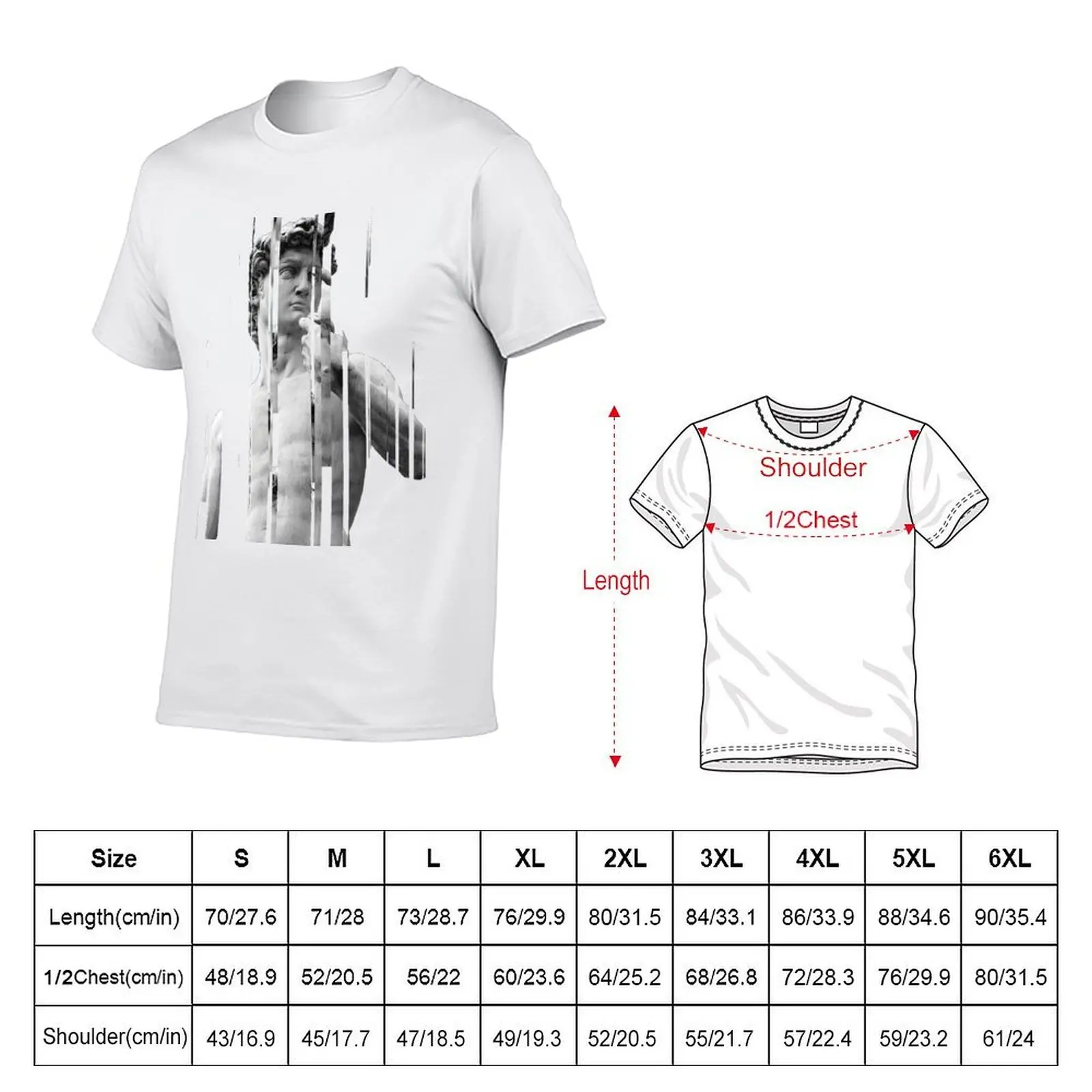 David Glitch T-Shirt vintage t shirts summer shirt designer t shirt men